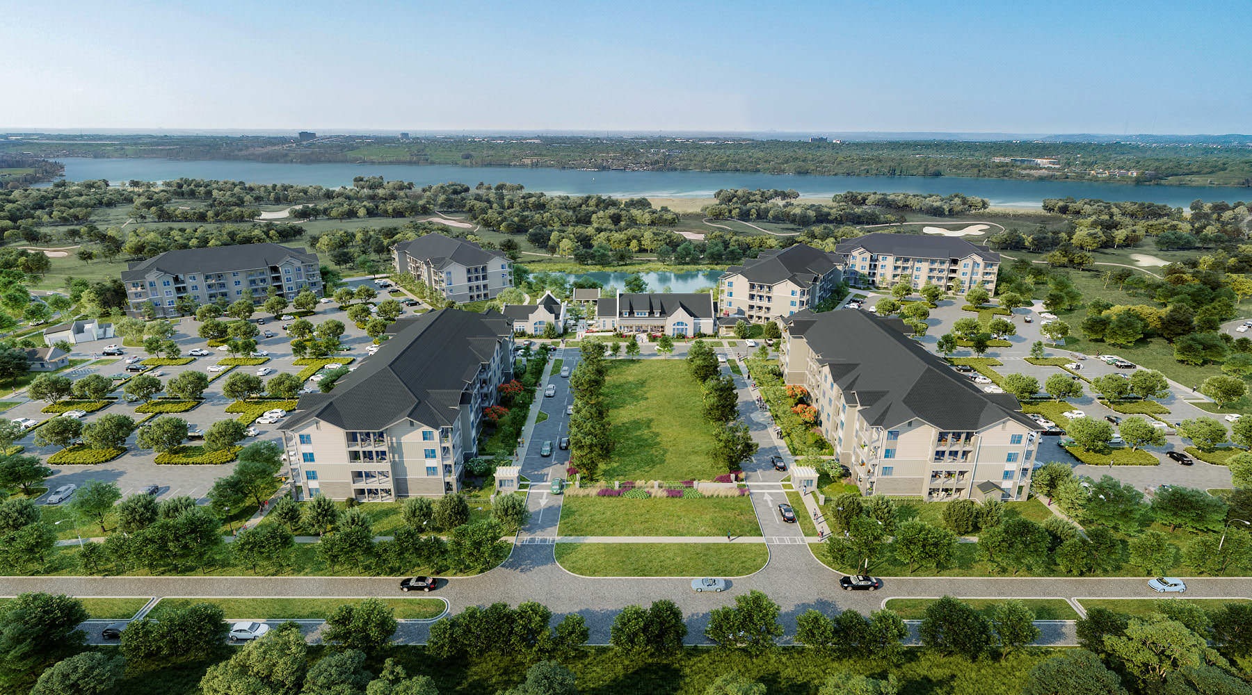 Find your perfect fit at Silas Park aerial rendering of Silas Park